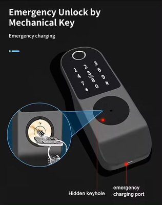 Glomarket Tuya Waterproof Digital TTLock Desbloqueio remoto Bloqueio inteligente de impressão digital de dois lados