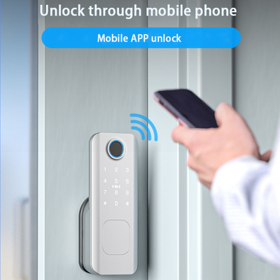 Glomarket Segurança exterior chave digital inteligente impressão digital senha porta fechada de borda inteligente para porta porta da frente