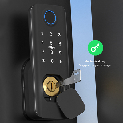 Glomarket Segurança exterior chave digital inteligente impressão digital senha porta fechada de borda inteligente para porta porta da frente
