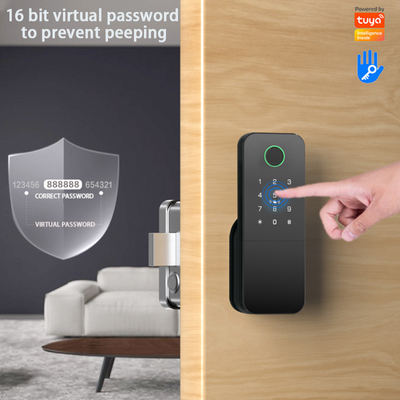 Glomarket Outdoor Eletrônico Smart Fingerprint Password Digital Lock Tuya Ttlock Smart Door Lock