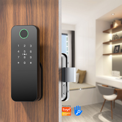 Glomarket Outdoor Eletrônico Smart Fingerprint Password Digital Lock Tuya Ttlock Smart Door Lock