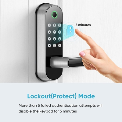 Glomarket Smart Home Segurança Fechadura Digital Tuya Wifi Keyless impressão digital Biométrica fechadura de porta inteligente
