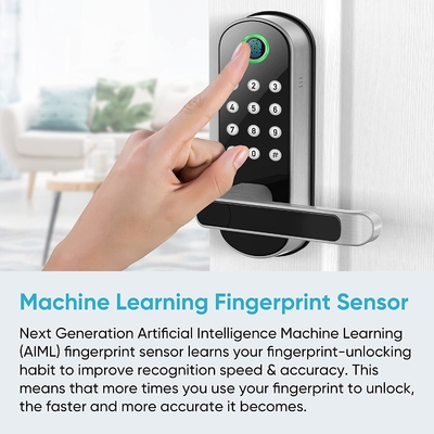 Glomarket Smart Home Segurança Fechadura Digital Tuya Wifi Keyless impressão digital Biométrica fechadura de porta inteligente