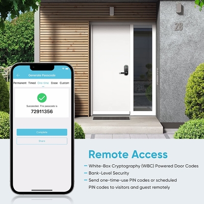 Glomarket Smart Home Segurança Fechadura Digital Tuya Wifi Keyless impressão digital Biométrica fechadura de porta inteligente