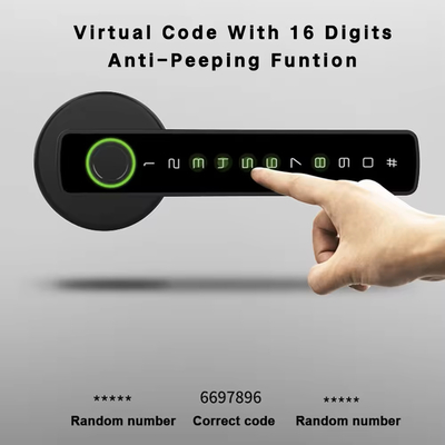 Glomarket Tuya Ble Smart Lock Segurança Eletrônica Sem Chave Smart Door Handle Lock Bloqueio de Sala Interior