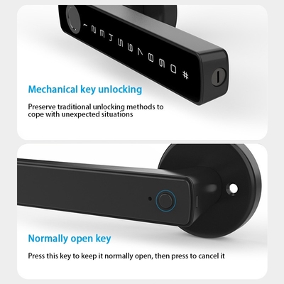 Glomarket Tuya Ble Smart Lock Segurança Eletrônica Sem Chave Smart Door Handle Lock Bloqueio de Sala Interior