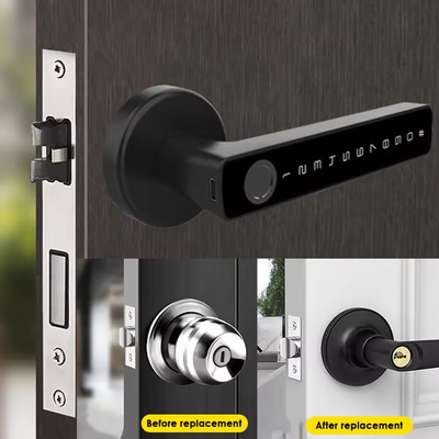 Glomarket Tuya Ble Smart Lock Segurança Eletrônica Sem Chave Smart Door Handle Lock Bloqueio de Sala Interior
