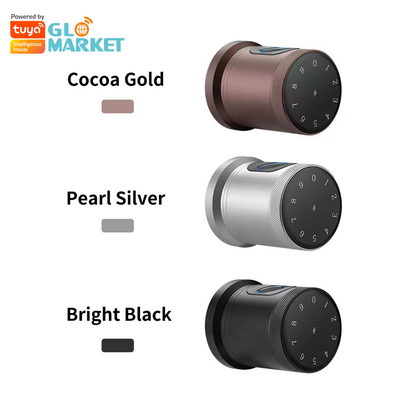 Glomarket New Style Tuya App Control Smart Lock Porta impressão digital senha Casa Hotel Apartamento Eletrônico Smart Door Knob Lock