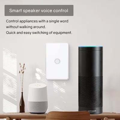Glomarket Tuya Zigbee/wifi EU Vidro Temperado Botão Côncavo Toque Luz Switch 1/2/3/4 Gang Wifi Switch de Parede Trabalhar com Google Alexa
