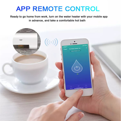 Glomarket Tuya Smart Glass Touch Button Wifi Smart Boiler Switch Alexa Controle de voz EU Standard Switch aquecedor de água