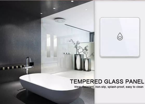 Glomarket Tuya Smart Glass Touch Button Wifi Smart Boiler Switch Alexa Controle de voz EU Standard Switch aquecedor de água