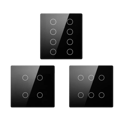 Glomarket Smart Wifi Brasil 118*124 Switch Trabalhar com Google Alexa Assistente Tuya Smart Light Switch para Casa