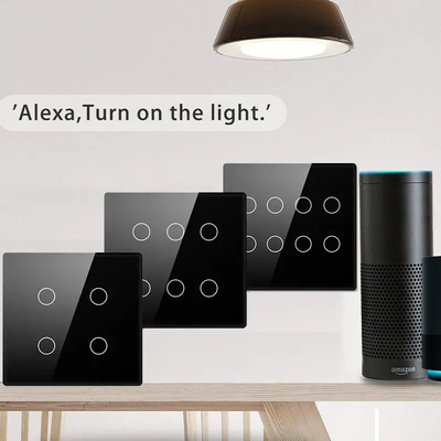 Glomarket Smart Wifi Brasil 118*124 Switch Trabalhar com Google Alexa Assistente Tuya Smart Light Switch para Casa