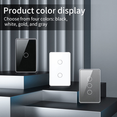 Glomarket Tuya Smart Switch Wifi US Switch de parede elétrico Google Home Alexa Light Lamp Touch Switch App Control