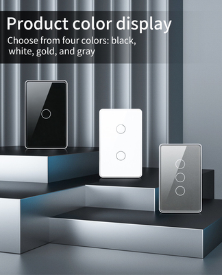 Glomarket Tuya Smart Switch Wifi US Switch de parede elétrico Google Home Alexa Light Lamp Touch Switch App Control