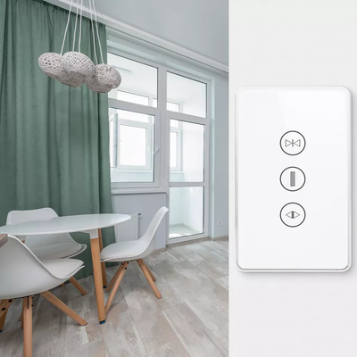 Glomarket nós interruptor esperto Alexa Google Home do obturador do controle esperto padrão da voz do botão do toque do interruptor da cortina de Tuya Wifi