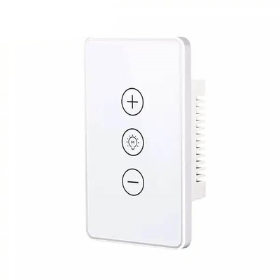 Glomarket Digital Smart Switch Light Wifi Dimmer Wireless Glass Touch Wall Light Switch Panel Tuya Controle remoto com Alexa