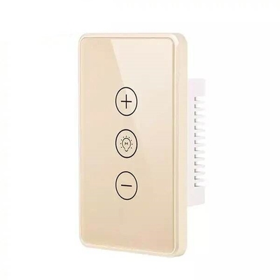 Glomarket Digital Smart Switch Light Wifi Dimmer Wireless Glass Touch Wall Light Switch Panel Tuya Controle remoto com Alexa