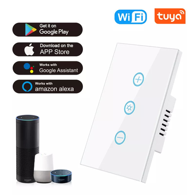 Glomarket US Standard Dimmer Switch Wireless Switch Elétrico Smart Switch Inteligente Mural Dimmer Switch Luz Smart Home Automatização