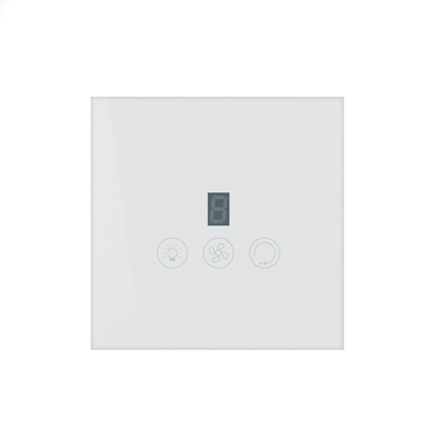 Glomarket Tuya Wifi Smart Fan Switch Tuya Smart Switch Ventilador de velocidade Luz ligada e desligada Controlo de voz