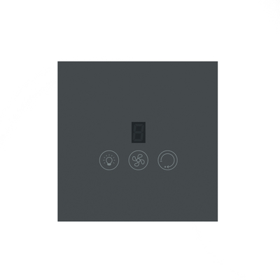 Glomarket Tuya Wifi Smart Fan Switch Tuya Smart Switch Ventilador de velocidade Luz ligada e desligada Controlo de voz
