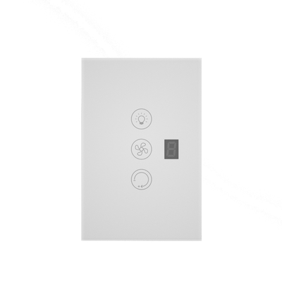 Glomarket Tuya Wifi Smart Fan Switch Tuya Smart Switch Ventilador de velocidade Luz ligada e desligada Controlo de voz