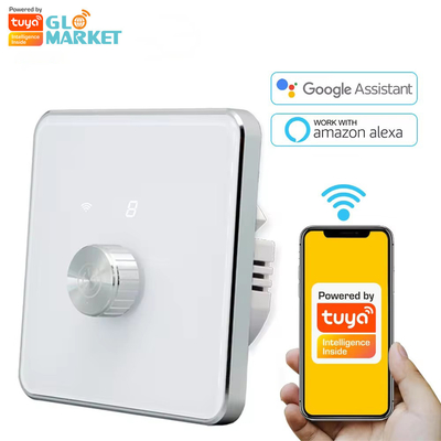 Glomarket Smart Home Dimmer Switch Tuya Zigbee Controlo de Voz Botão Dimming Ajustar o brilho com o ecrã digital