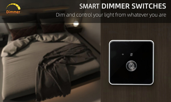 Glomarket Smart Home Dimmer Switch Tuya Zigbee Controlo de Voz Botão Dimming Ajustar o brilho com o ecrã digital