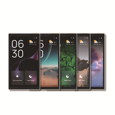 Glomarket Tuya 5 polegadas Wifi Zigbee Gateway Smart Home Painel de controle Multifunção Música Mural touch screen Tuya Center