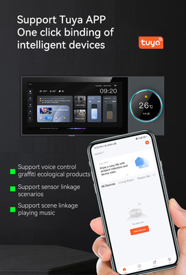 Glomarket Tuya Wifi Smart 6 polegadas painel de controle multifunção integrado no Zigbee Gateway Smart Home Controller Smart Host