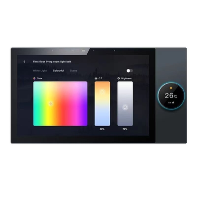 Glomarket Tuya 10 polegadas painel de controle central com música 2 gang relay 2 way alto-falantes multifuncional produtos domésticos inteligentes