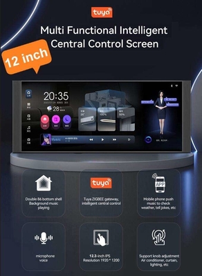 Glomarket 12 polegadas Multifunção Musical Host Touch Screen Zigbee Gateway Parede Painel Central de Controle para Scenas Inteligentes Switch