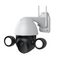 Visão noturna segurança casa inteligente 3mp wifi câmera Ptz faixa automática voz bidirecional
