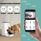 Alimentador automático do cão do alimentador 6L do animal de estimação de Smart do ABS do FCC com câmera